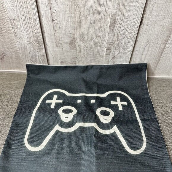 Video Games Gamer Set of 4 Linen Square Throw Pillow Case Cushion Covers 18"x18" - Picture 3 of 6